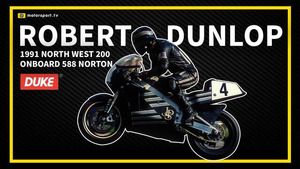 Road Racing:  Robert Dunlop araç kamerası - 1991 North West 200