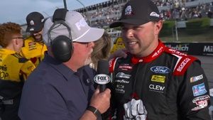 Layne Riggs 'on cloud nine' after thrilling Pocono victory