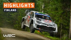 Secto Rally Finland Saturday morning highlights