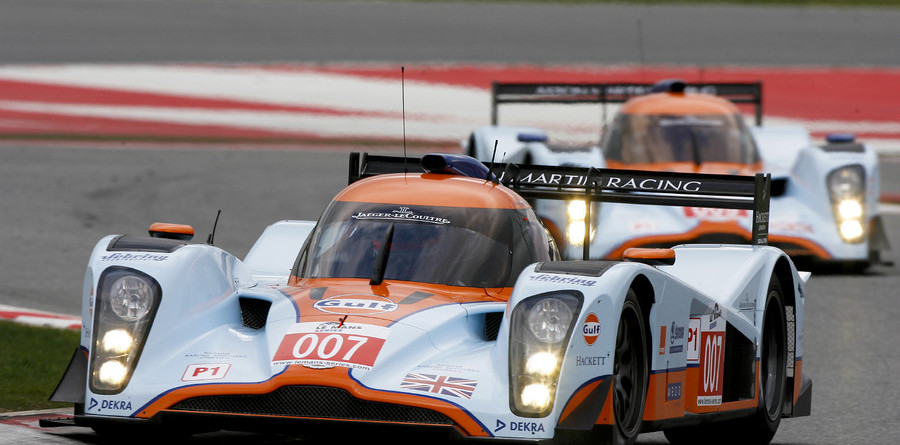 Aston Martin team takes first win at Barcelona Aston Martin team takes first win at Barcelona