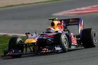 Webber flies on first day of Barcelona test Webber flies on first day of Barcelona test