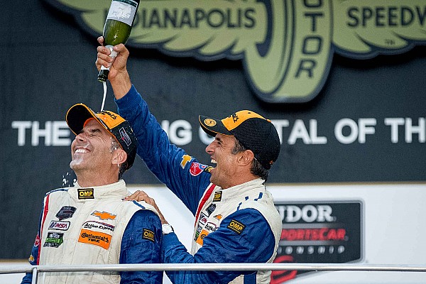 Action Express Corvette wins the battle at the Brickyard