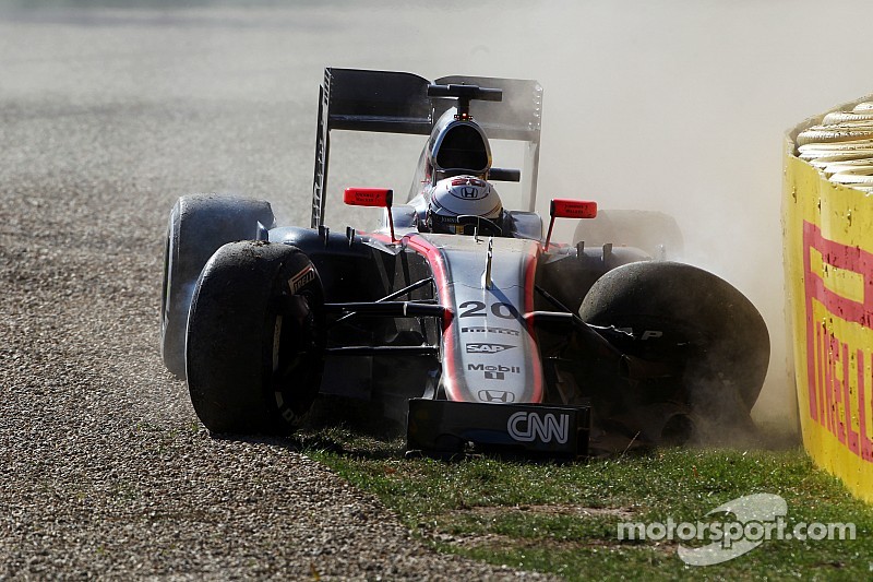 Magnussen se hace responsable del accidente