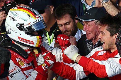 Ferrari encantado con el podio