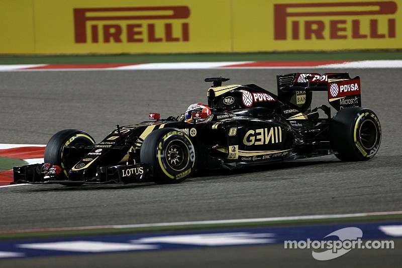 Grosjean, feliz con el Lotus E23