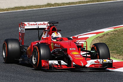 Vettel s'est intercalé entre les Mercedes