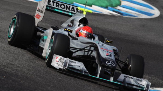 Una Mercedes modificata apposta per Schumacher