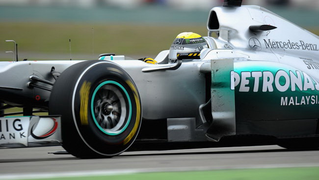 Un problema di consumo ha rallentato Rosberg