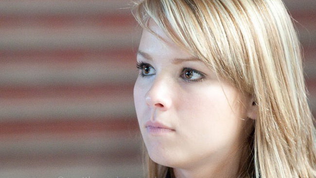 Elena Myers prova la Suzuki GSV-R a Indianapolis