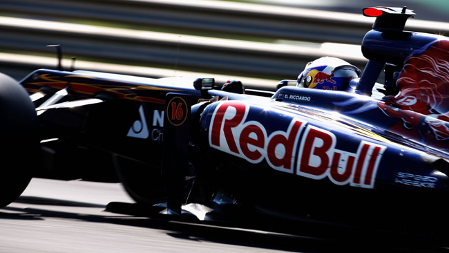 La Toro Rosso gira a Imola per uno spot pubblicitario