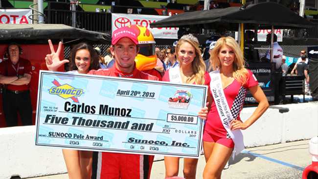 A Long Beach terza pole 2013 per Carlos Muñoz