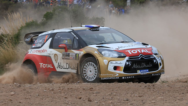 Argentina, PS8-9: Ogier fora, Loeb prova a scappare