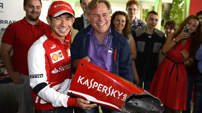Kobayashi dona il muso rotto a Mosca a Kaspersky