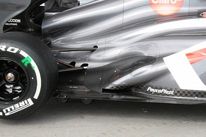 La Sauber si riconverte gli scarichi a rampa