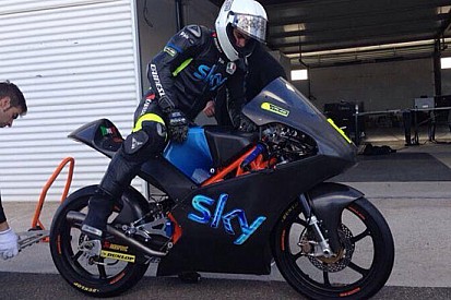 Ecco Romano Fenati sulla KTM del Team Sky VR46