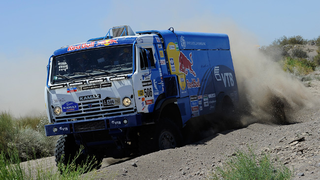 Dakar, Camion, Tappa 3: spunta Karginov