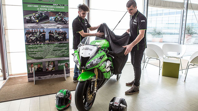 Pedercini tricolore nel 2014 con Andreozzi e Scassa