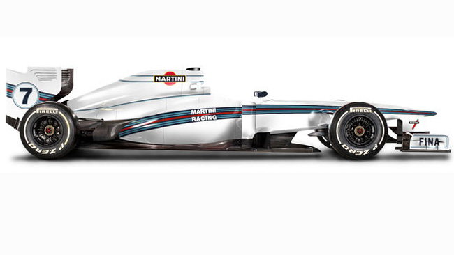 La Williams diventerà Martini nei test di Bahrein 2