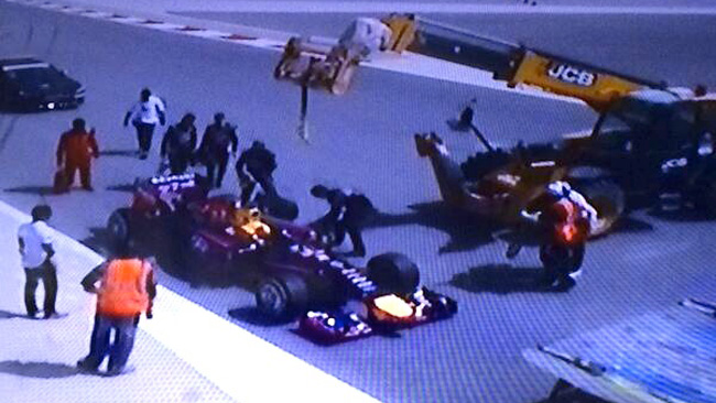 Bahrein, Day 3 (Ore 11:29): bandiera rossa per Vettel!