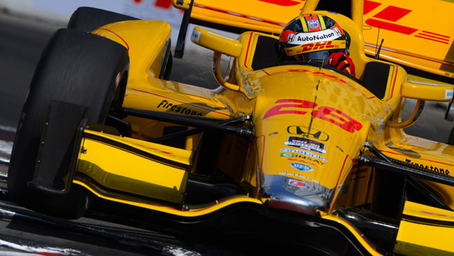 Prima fila tutta Andretti Autosport a Long Beach