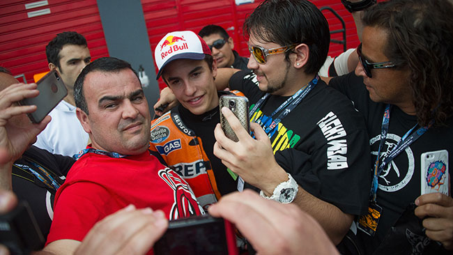 Marquez si sente in palla per la gara di domani