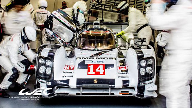 Spa, Libere 2: la risposta della Porsche sull'asciutto