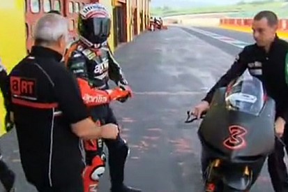 40 giri in sella alla ART-Aprilia per Biaggi al Mugello