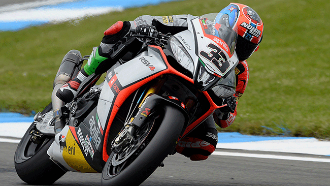 Donington: le Aprilia migliorano, ma il meteo...
