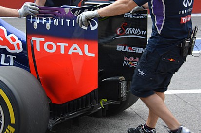 Red Bull: paratia dell'ala con soffiaggio verticale