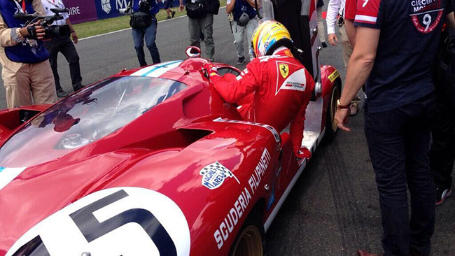 Alonso ha guidato una Ferrari 512 a Le Mans