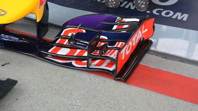 La Red Bull Racing ha bocciato l'ala anteriore!
