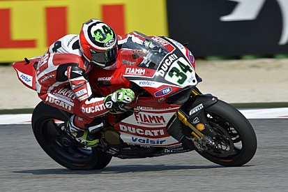 Davide Giugliano molto contento della prima fila