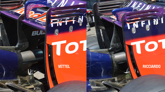 Red Bull Racing: provate due ali posteriori diverse