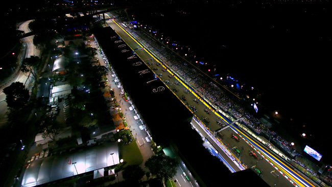 Il Gp di Singapore trasmesso anche in 4K