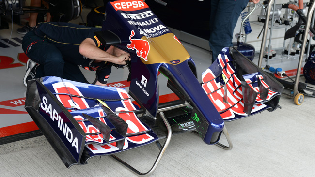 Toro Rosso: ecco il muso con il bulbo forato