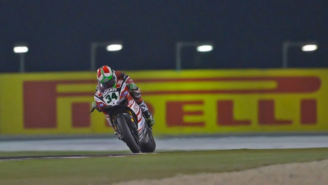 Losail, Libere 3: lampo di Giuliano, Melandri out