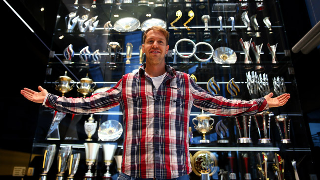 Vettel ha salutato la Red Bull a Milton Keynes