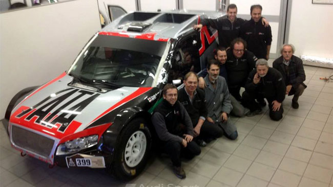 Dakar: ecco Titano, la vettura italiana motorizzata Audi
