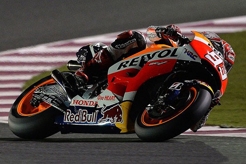 Losail, Libere 1: Marquez nella doppietta Honda