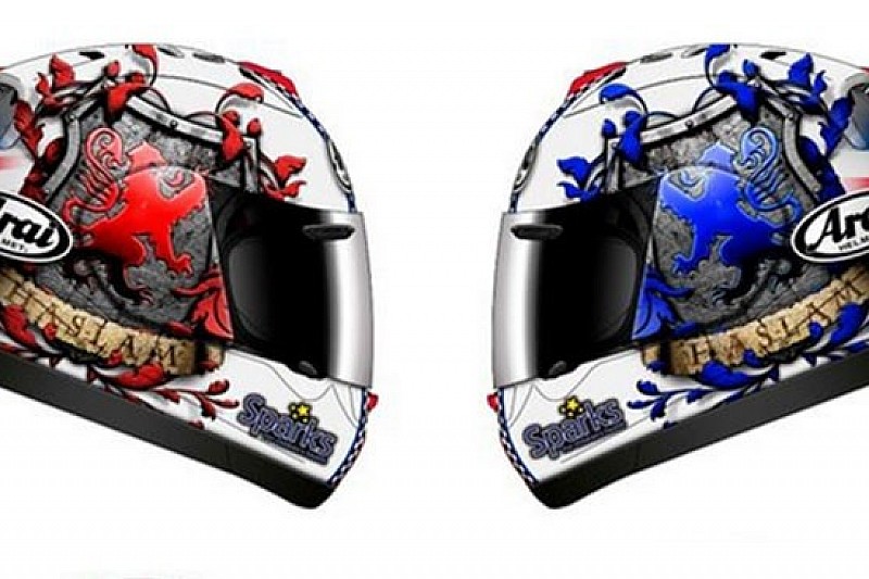 Ecco il casco di Leon Haslam per Donington Park