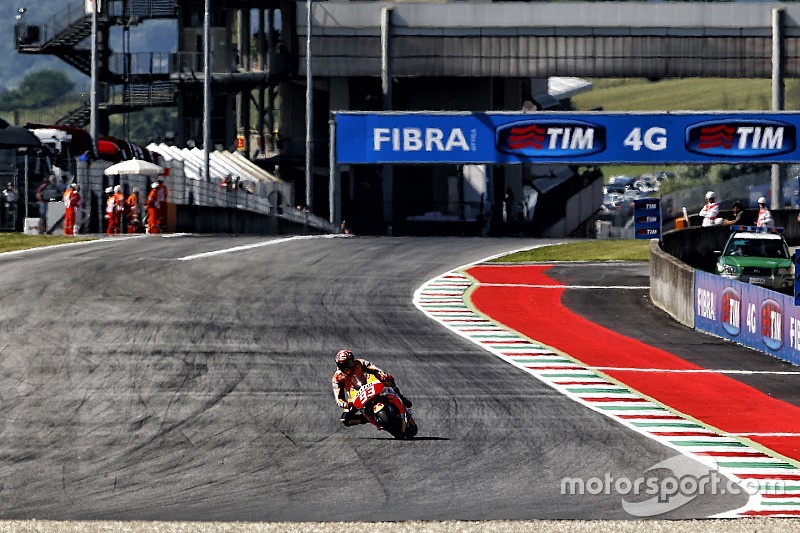 Márquez, satisfecho con el primer día