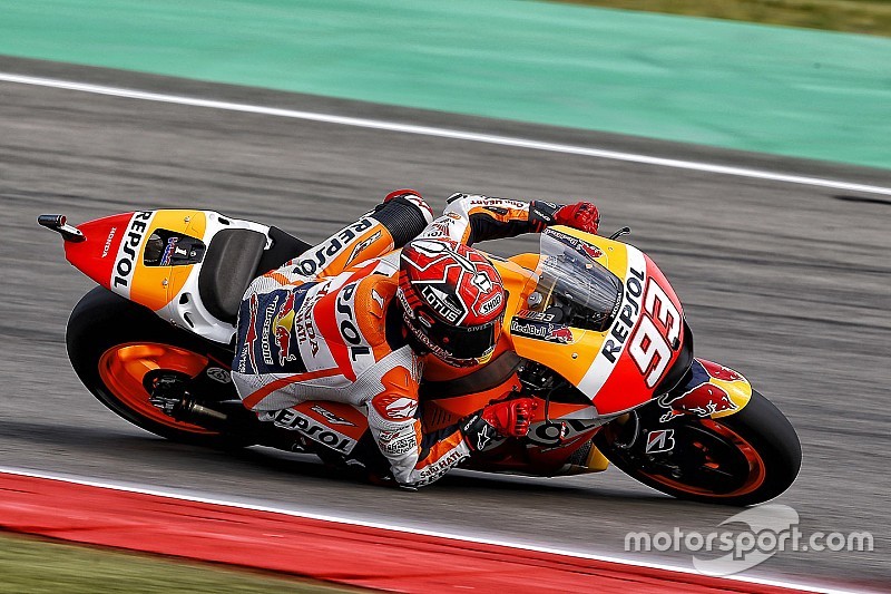 Márquez fue el mejor en la primera práctica de Sachsenring