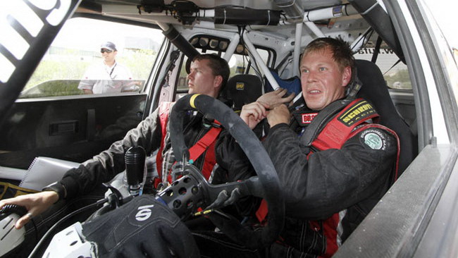 P.G. Andersson al via in Sardegna con una Mitsubishi