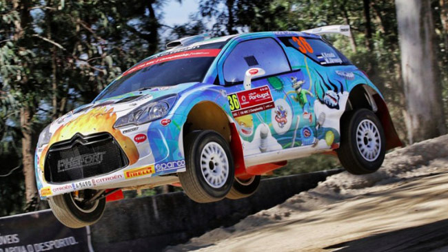 Karl Kruuda in Estonia con una Citroën DS3 R5