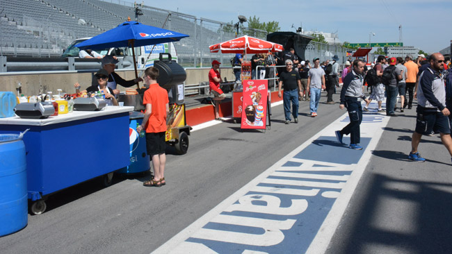 Sorpresa in pitlane a Montreal: c'è il carrello dei gelati!