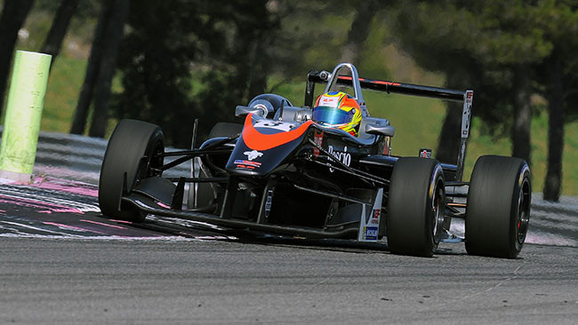 Vitor Baptista in pole al Paul Ricard sotto la pioggia