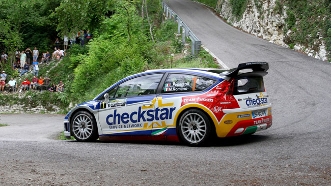 Luca Pedersoli trionfa anche al Rally della Marca
