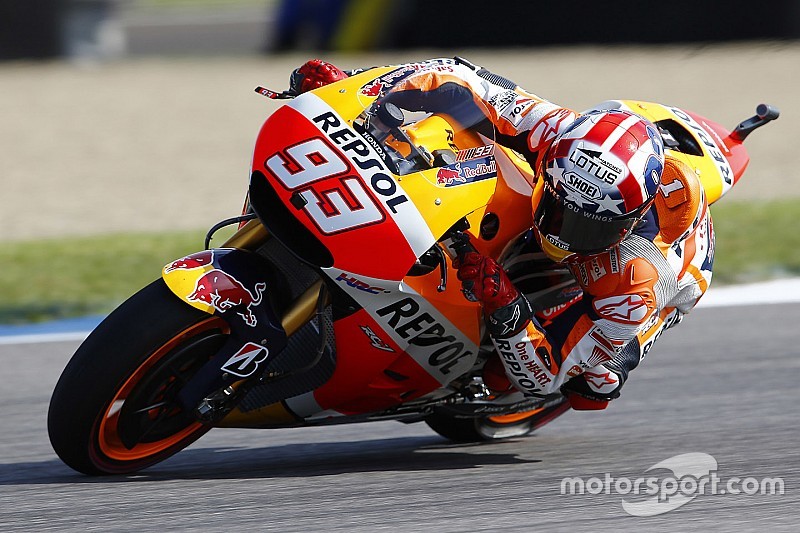 Márquez contento, pero no pierde la compostura