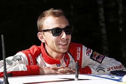 Stéphane Lefebvre con una DS3 WRC in Germania