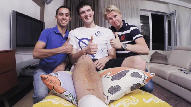 Finalmente ecco il sorriso di Vasily Gryazin!
